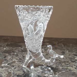 Vintage Hofbauer Byrdes Crystal Collection Vase